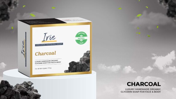 Irie organic bathing soap – CHARCOAL