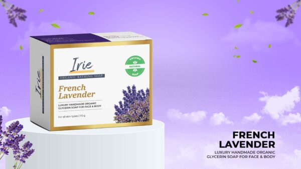 Irie organic bathing soap – FRENCH LAVENDER