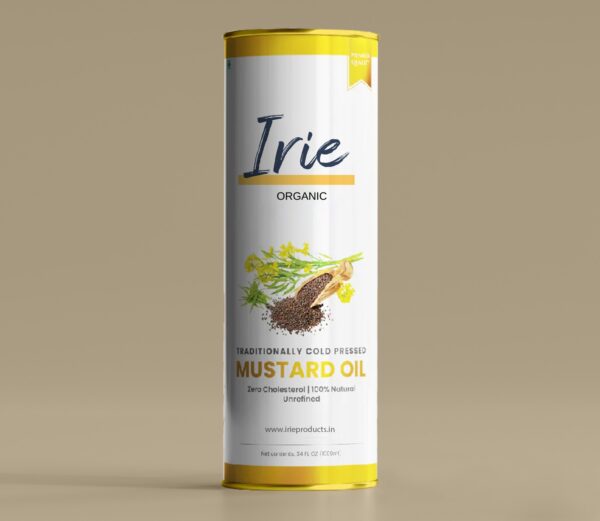 Irie Organic Wood Cold Pressed Mustard oil